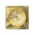 Вентилятор AURA 4С, золотой ( Gold ), малошумящий, обр.клапан (D=98, V=90m3/h. 25dB)
