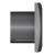 Вентилятор AURA 4С, темно-серый металл (Dark gray metal ) (D=100, V=90m3/h, 25дБ), обр. клапан