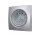 Вентилятор AURA 4С, серый металлик ( Gray metal ) (D=100, V=90m3/h, 25дБ), обр. клапан, малошумящий