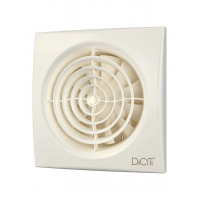 Вентилятор AURA 5C, сл.кость ( Ivory ) (D=125, V=180m3/h, 30дБ), обр. клапан, малошумящий