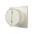 Вентилятор AURA 5C, сл.кость ( Ivory ) (D=125, V=180m3/h, 30дБ), обр. клапан, малошумящий