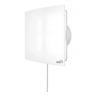 Вентилятор Квадро 4-02 / QUADRO 4-02  (D=98, V=90m3/h. 35dB), шнуровой выкл.