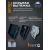 Решетка скрытого монтажа ПОД ПЛИТКУ 207*207 - черный, малощум.вентилятор д.100 на ШП, обр.клапан