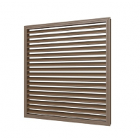 Решетка радиаторная 60*60 дуб, (Ш*В,см), ПВХ