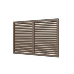 Решетка радиаторная 90*60 дуб (Ш*В,см), ПВХ