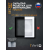 Решетка скрытого монтажа 237*237 - черный, малощум.вентилятор д.125 на ШП, обр.клапан