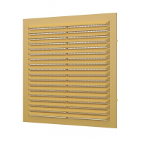 Решетка 2323С Beige (бежевая), вентиляционная с сеткой 235х235