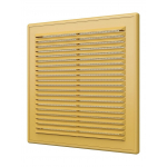 Решетка 2525Р Beige (бежевая), разъемная вентиляционная с сеткой 250х250