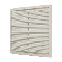 Решетка 3434РЦ Ivory (слон.кость), цилиндрическая вентиляционная с сеткой 340х340