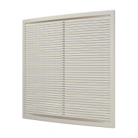 Решетка 4444РЦ Ivory (слон.кость), цилиндрическая вентиляционная с сеткой 440х440